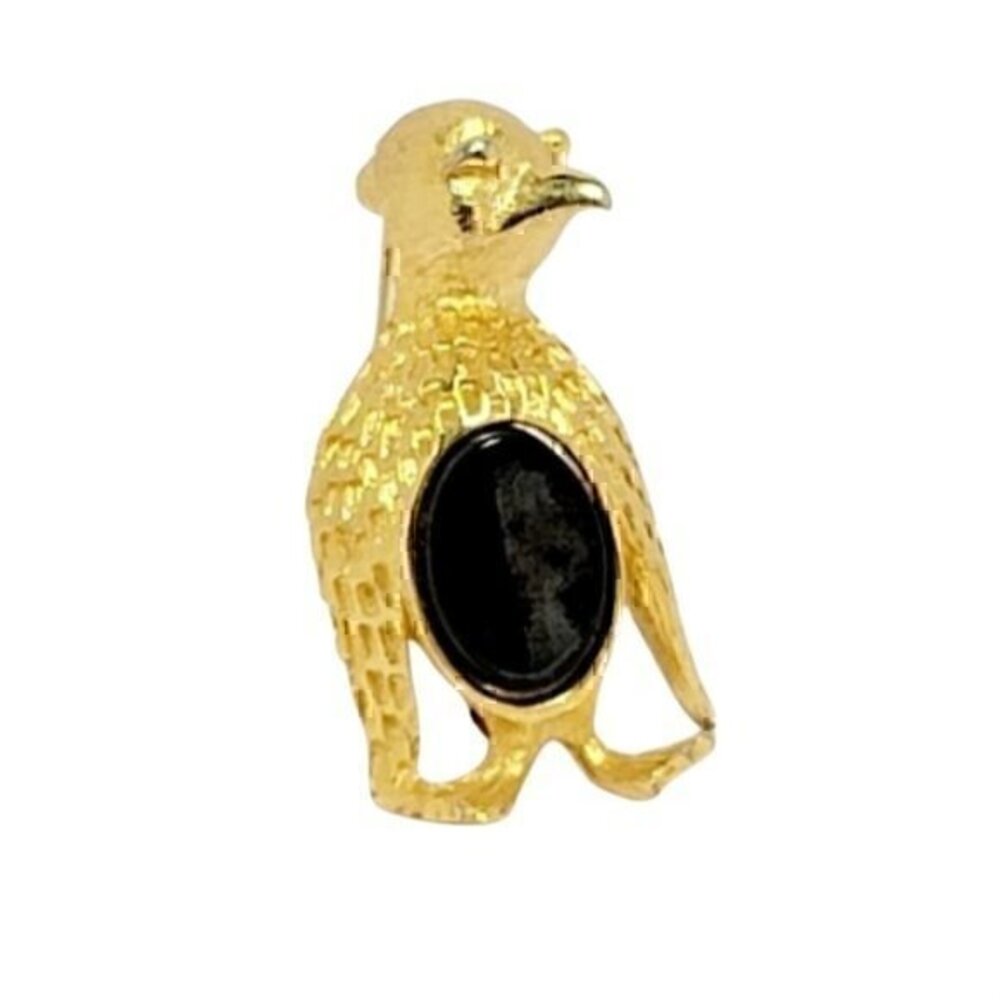 Vintage Gold Tone Penguin Brooch Pin